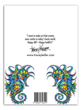 Load image into Gallery viewer, Tracey Keller Ethereal Seahorse Greeting Card
