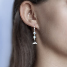 Load image into Gallery viewer, Ocean Creations Whale Tail Earrings