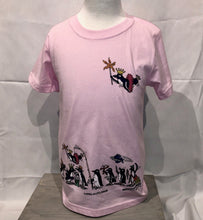 Load image into Gallery viewer, SEA LIFE Sydney Waddle of Penguins Kids t-shirt Light Pink