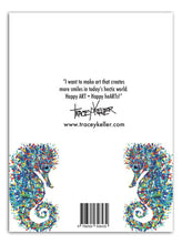 Load image into Gallery viewer, Tracey Keller Seahorse Greeting Card