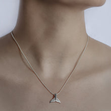 Load image into Gallery viewer, World Treasure Whale Tail Necklace