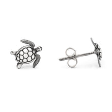 Load image into Gallery viewer, Sea Turtle Stud Earrings