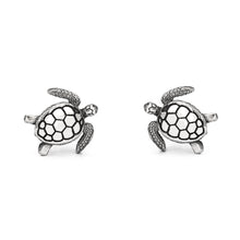 Load image into Gallery viewer, Sea Turtle Stud Earrings