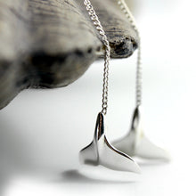 Load image into Gallery viewer, Whale Tail Fluke Thread Earrings