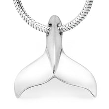 Load image into Gallery viewer, Diving Fluke Whale Tail Necklace