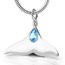 Load image into Gallery viewer, Angel of the Sea Whale Tail Necklace