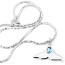 Load image into Gallery viewer, Angel of the Sea Whale Tail Necklace