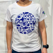 Load image into Gallery viewer, SEA LIFE Trust Montage Ladies t-shirt White