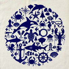 Load image into Gallery viewer, SEA LIFE Trust Montage Ladies t-shirt White