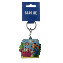 Load image into Gallery viewer, SEA LIFE Clownfish Rubber Keyring
