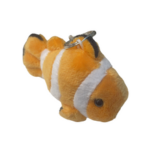 Load image into Gallery viewer, SEA LIFE Clownfish Plush Keyring
