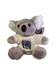 Assorted Koala/Kangaroo Plush Keyrings