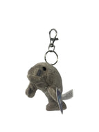 SEA LIFE Dugong Plush Keyring Grey