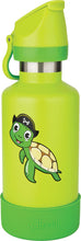 Load image into Gallery viewer, Cheeki Insulated Kids Bottle - Taj the Turtle
