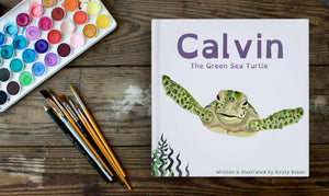 Calvin the Green Sea Turtle
