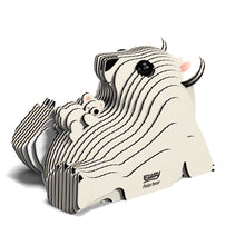Load image into Gallery viewer, EUGY 3D Cardboard Model Kit Polar Bear

