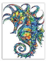 Load image into Gallery viewer, Tracey Keller Ethereal Seahorse Greeting Card
