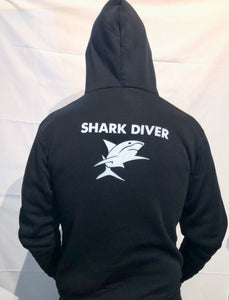 Shark Dive Xtreme Unisex Hoodie Black