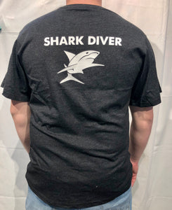 Shark Dive Xtreme Unisex t-shirt Black Marle