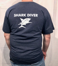 Load image into Gallery viewer, Shark Dive Xtreme Unisex t-shirt Blue Marle
