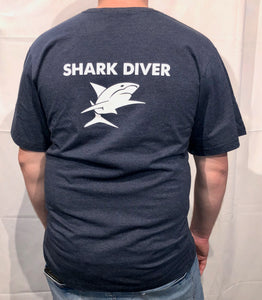 Shark Dive Xtreme Unisex t-shirt Blue Marle