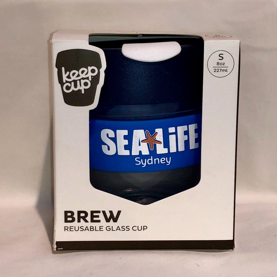 SEA LIFE Sydney KeepCup Brew Blue Band, Blue Lid