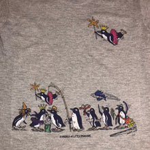 Load image into Gallery viewer, SEA LIFE Sydney Waddle of Penguins Kids t-shirt Pale Grey
