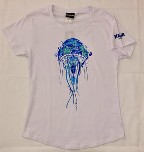 SEA LIFE Sydney Jellyfish Ladies t-shirt White