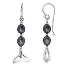 Load image into Gallery viewer, Ocean Creations Whale Tail Earrings
