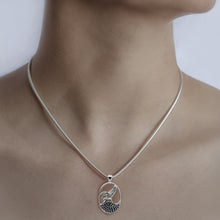 Load image into Gallery viewer, Breaching Humpback Whale Necklace
