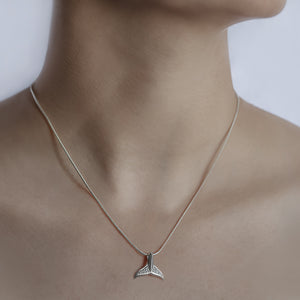 World Treasure Whale Tail Necklace