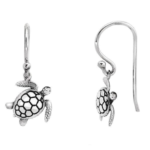Sea Turtle Drop Earrings