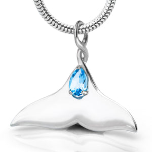 Angel of the Sea Whale Tail Necklace