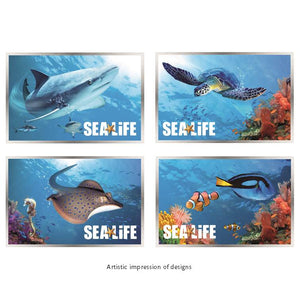 SEA LIFE Metallic Foil Magnet