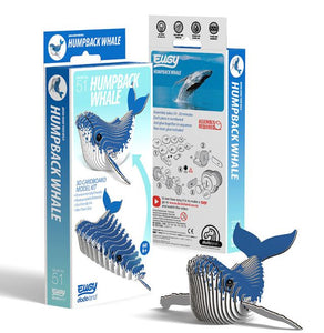 EUGY 3D Cardboard Model Kit Humpback Whale