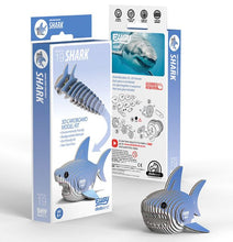 Load image into Gallery viewer, EUGY 3D Cardboard Model Kit Shark
