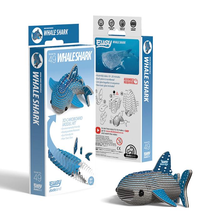 EUGY 3D Cardboard Model Kit Whale Shark – SEA LIFE Sydney Aquarium